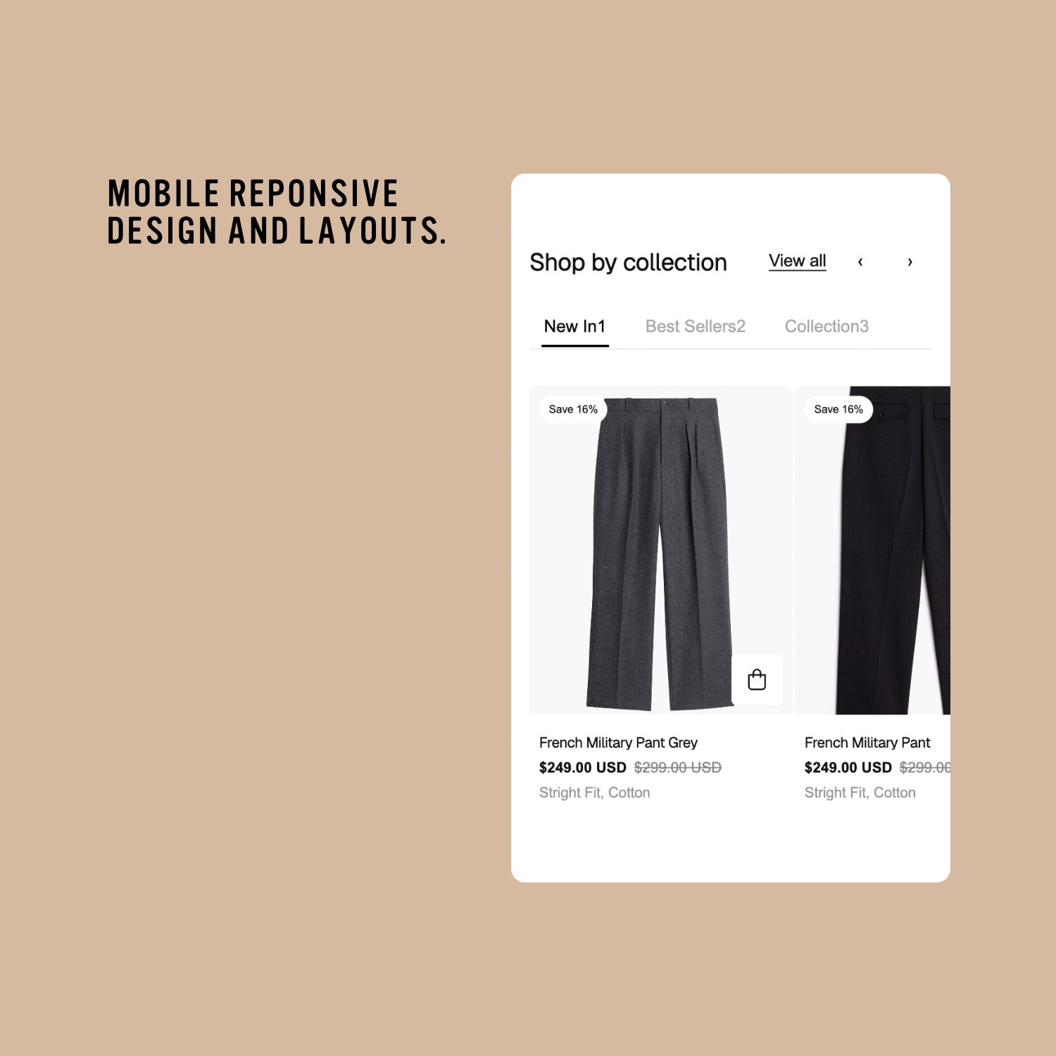 Tabbed Product Carousel