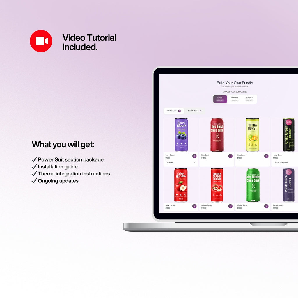 Power Suite - High converting landing page structure