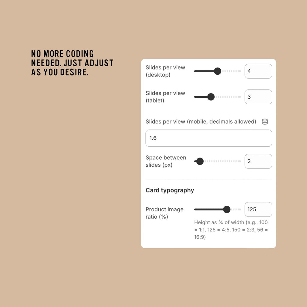 Tabbed Product Carousel