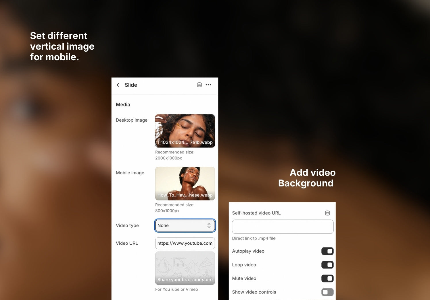 Advanced Banner – Video or Image Background