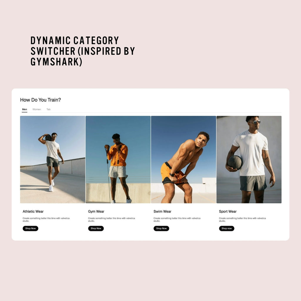 Tabbed Collections (Inspired by Gymshark)