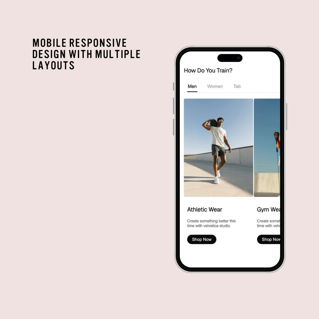 Tabbed Collections (Inspired by Gymshark)