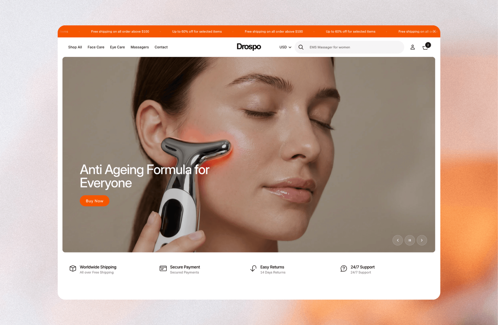 Drospo High Converting Dropshipping Theme