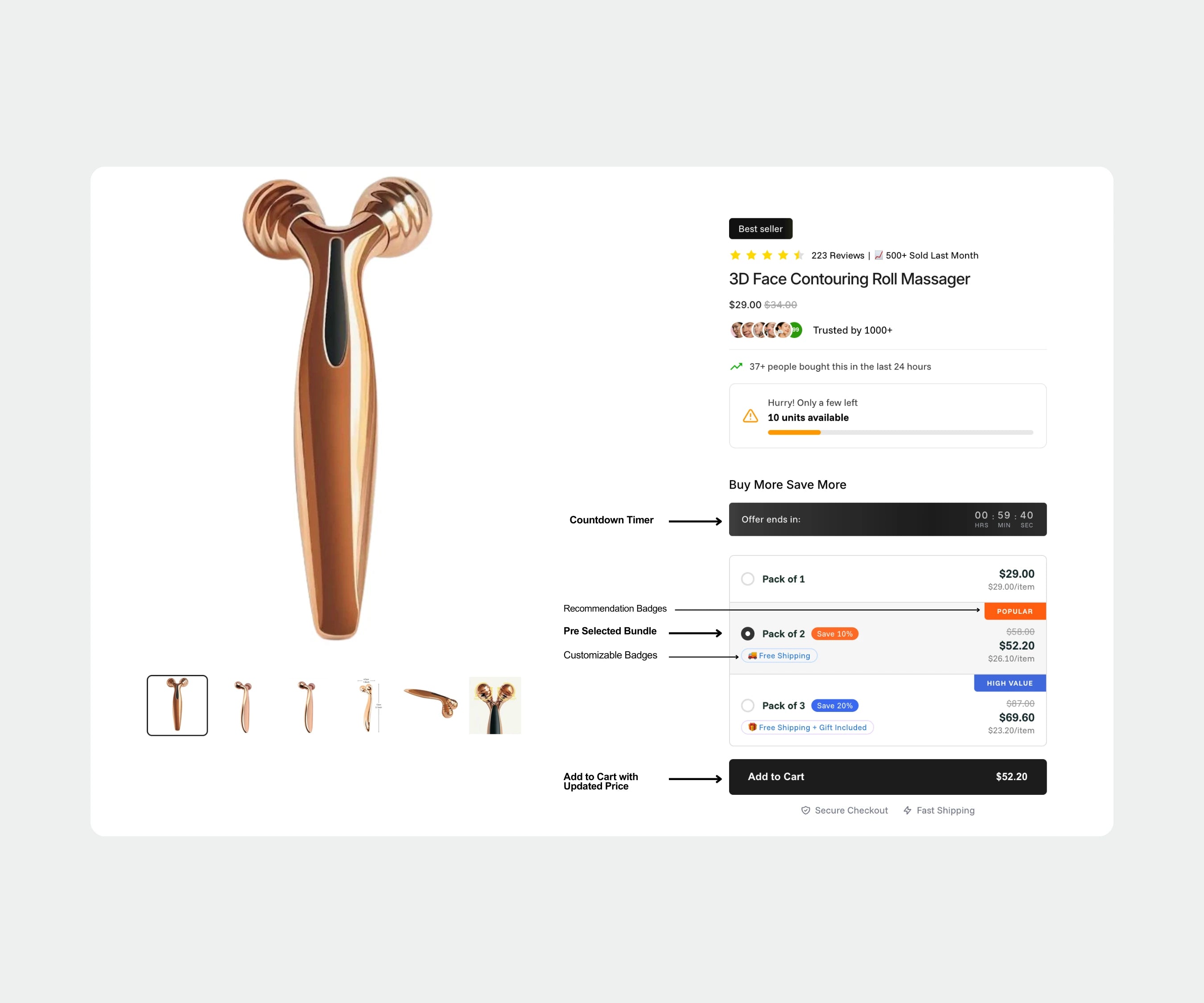 Volume Discounts — Quantity Breaks Block for Shopify