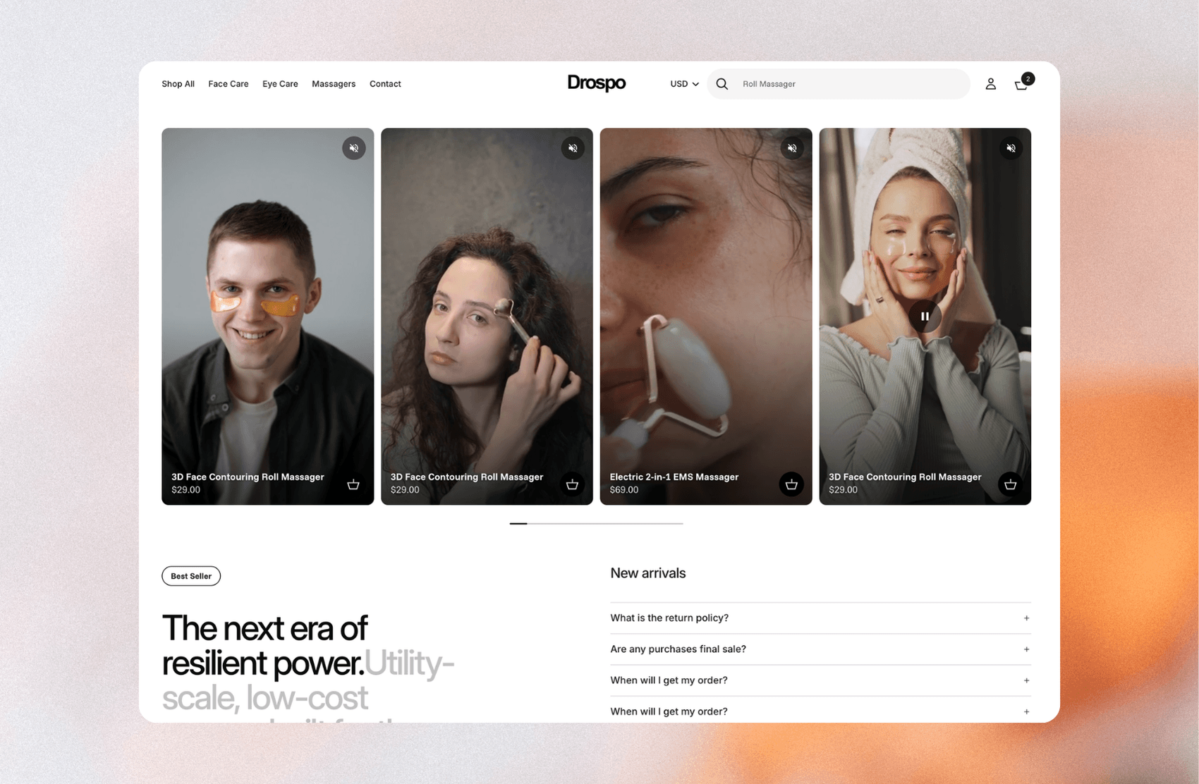 Drospo High Converting Dropshipping Theme