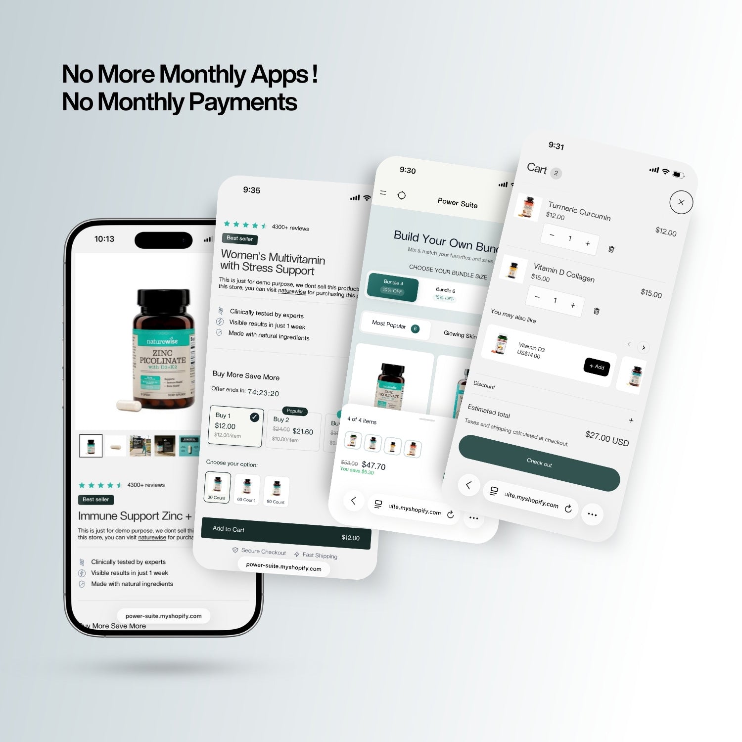 Power Suite - High converting landing page structure