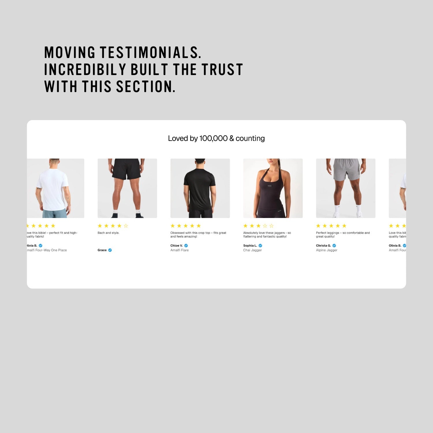 Testimonial Marquee Section for Shopify 2.0
