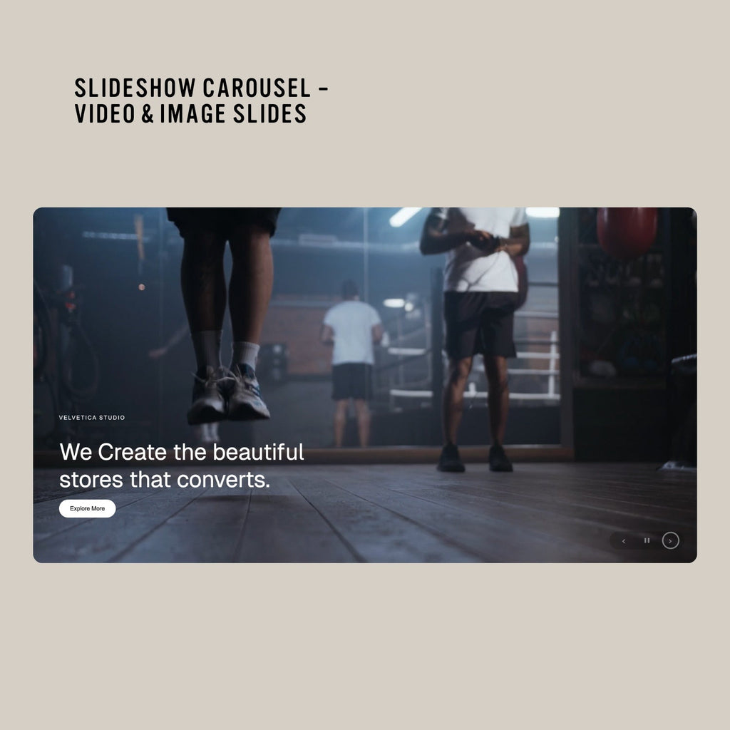Slideshow Carousel – Video & Image Slides