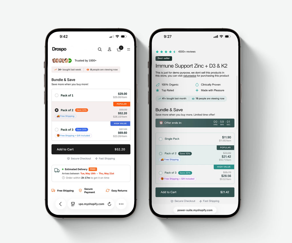 Power Suite - High converting Product page Blocks (Horizon Theme)