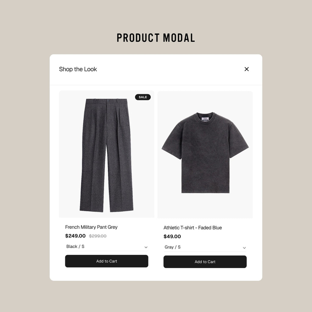 Shop the Look Carousel for Shopify 2.0