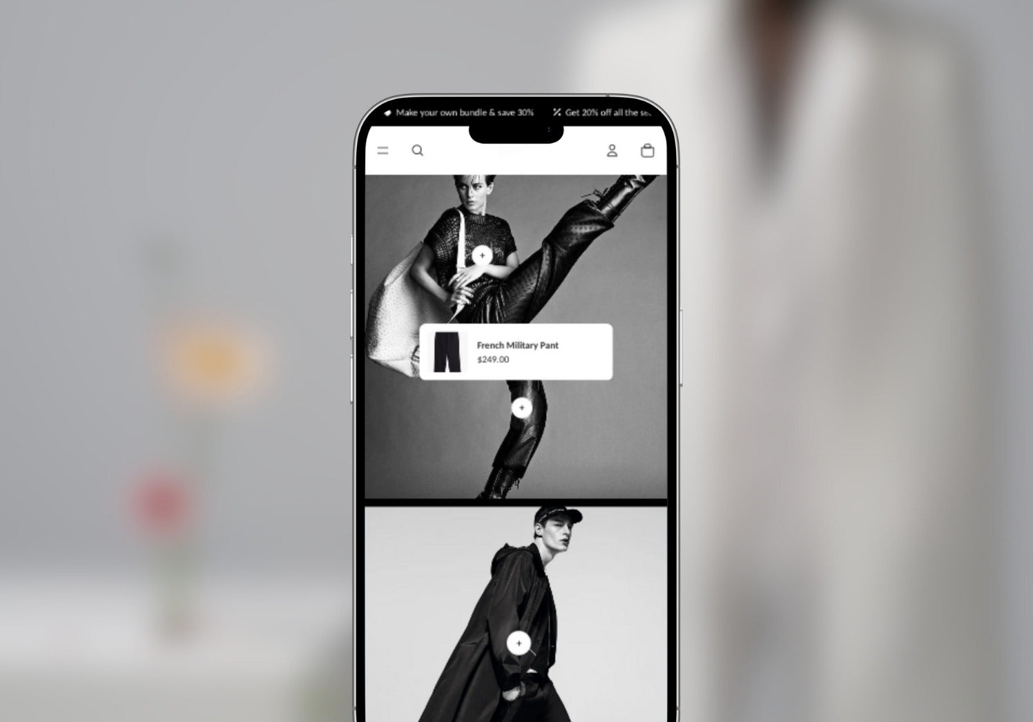 Product Hotspot 2 Column Layout