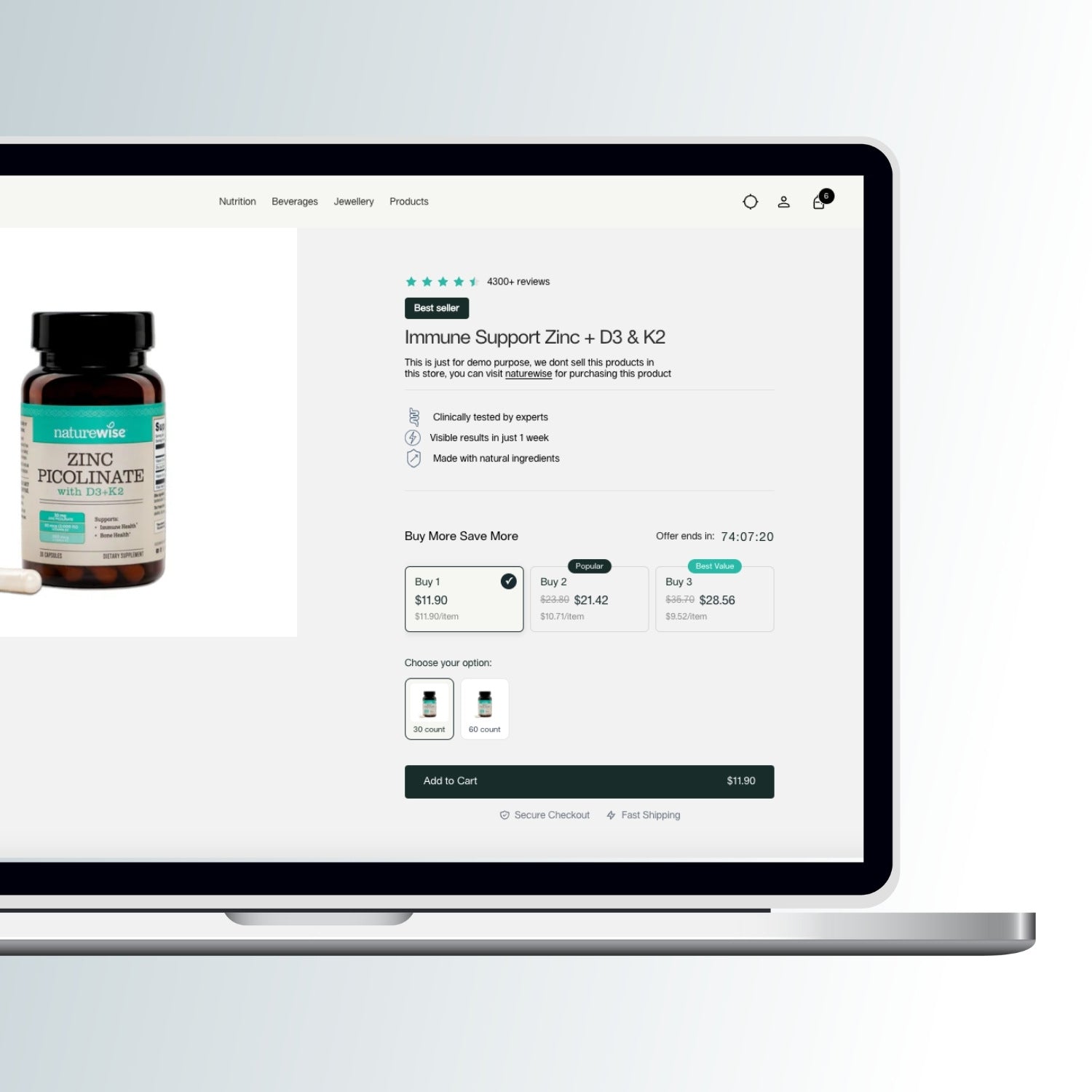 Power Suite - High converting landing page structure