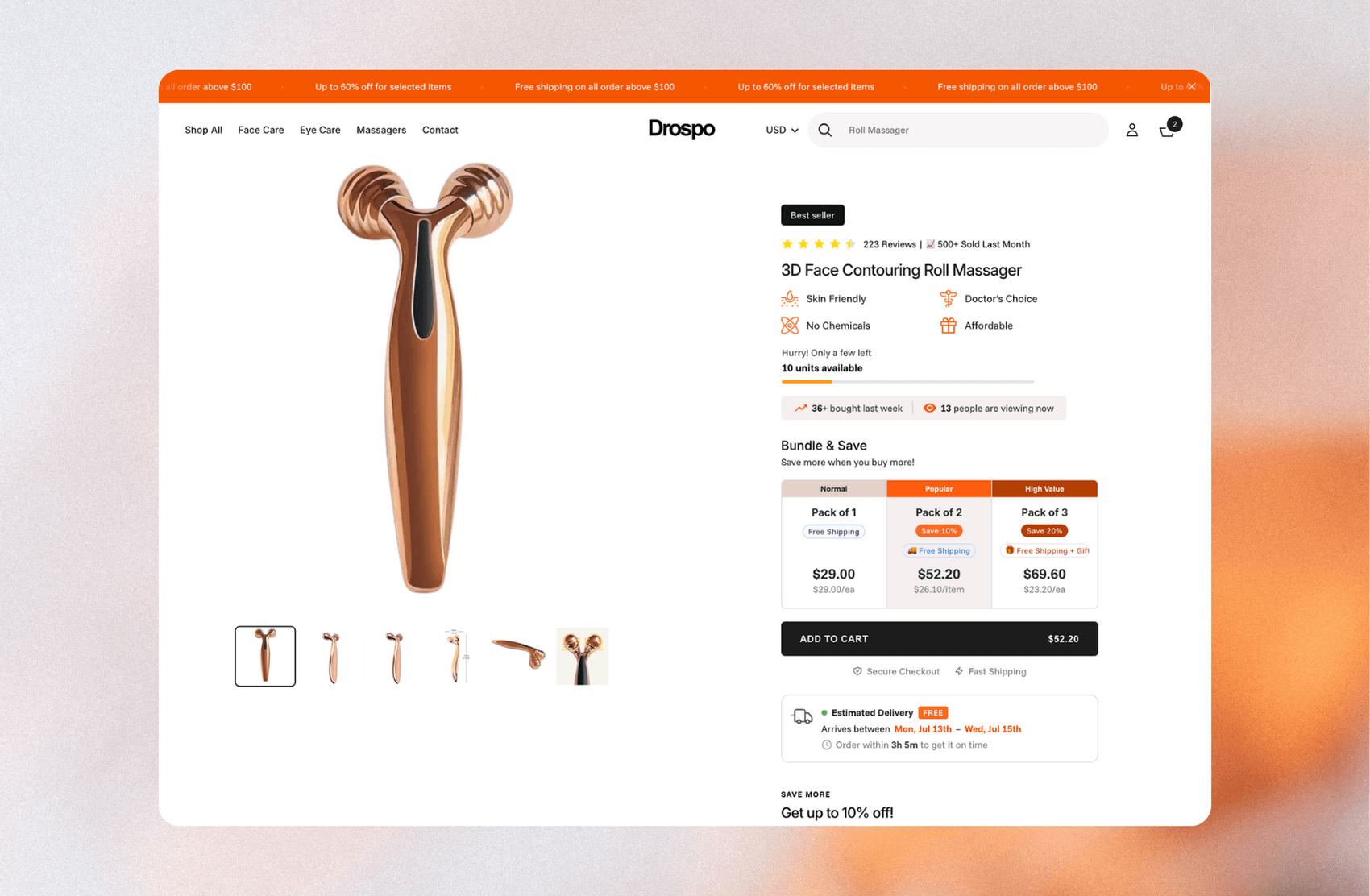 Drospo High Converting Dropshipping Theme