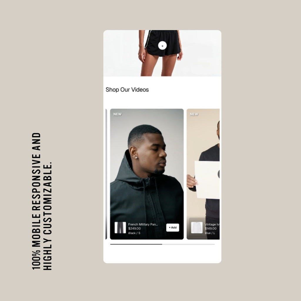 Shoppable Video Section for Shopify 2.0