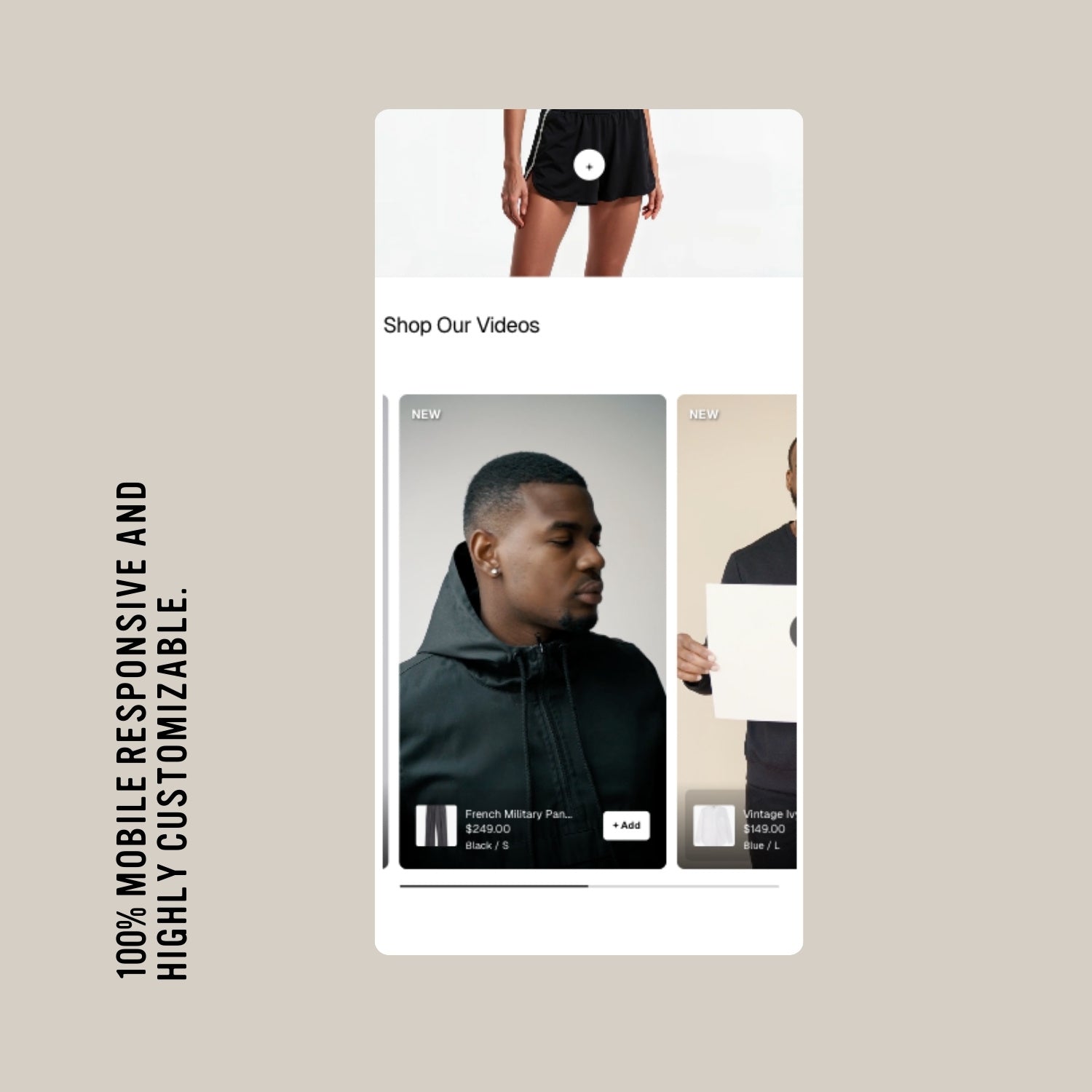 Shoppable Video Section for Shopify 2.0