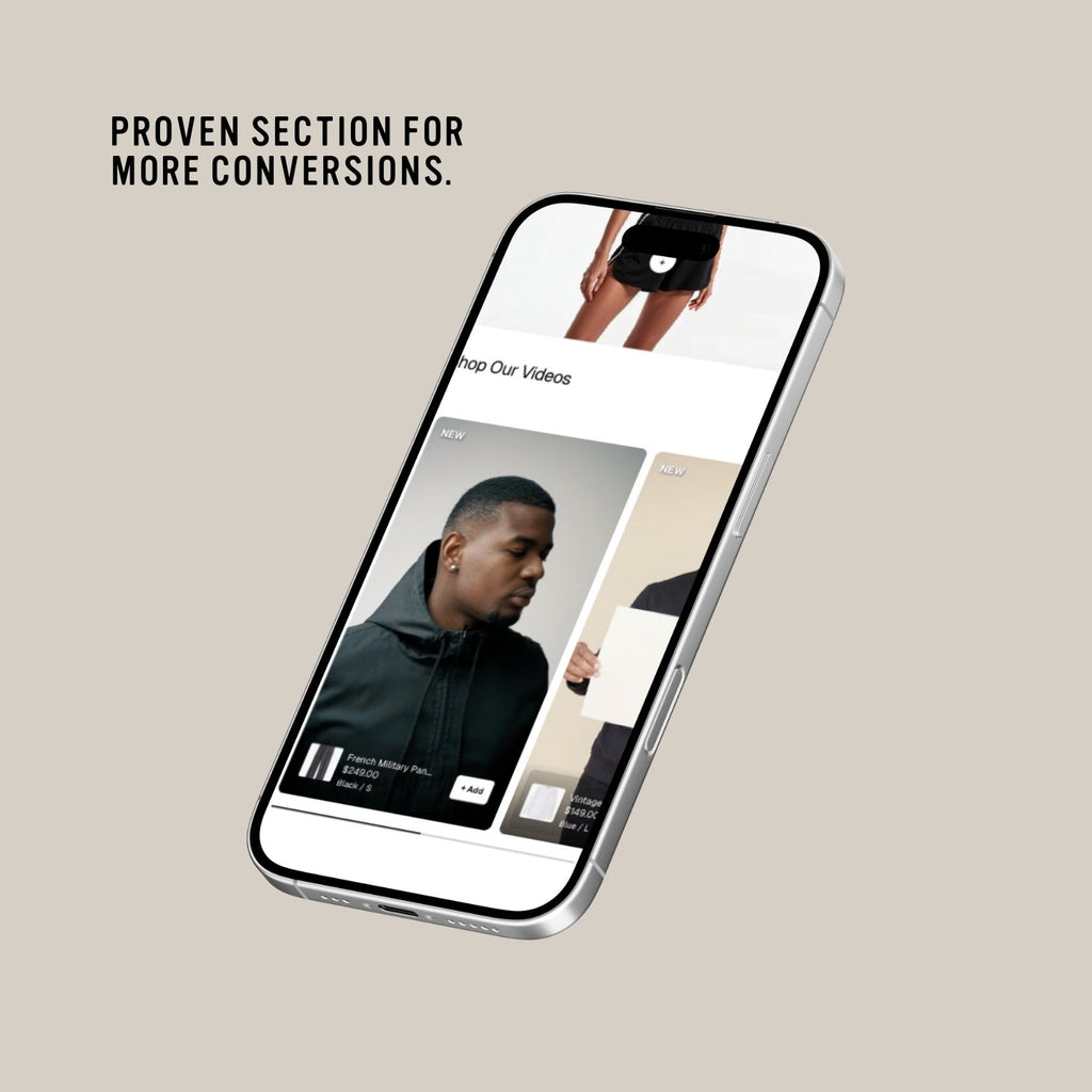 Shoppable Video Section for Shopify 2.0