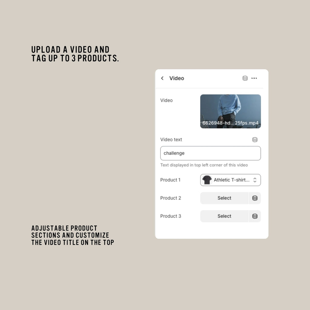 Shoppable Video Section for Shopify 2.0