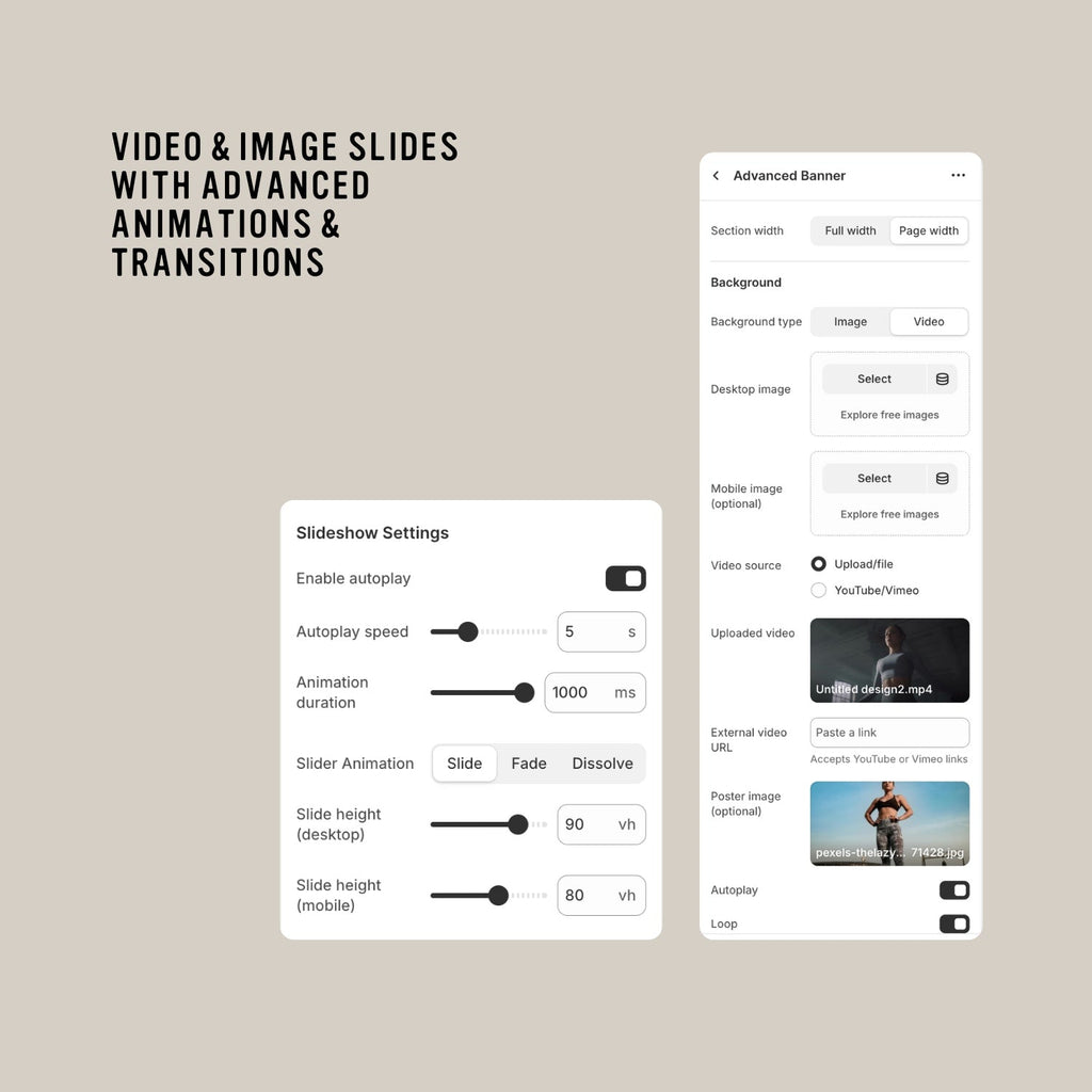 Slideshow Carousel – Video & Image Slides