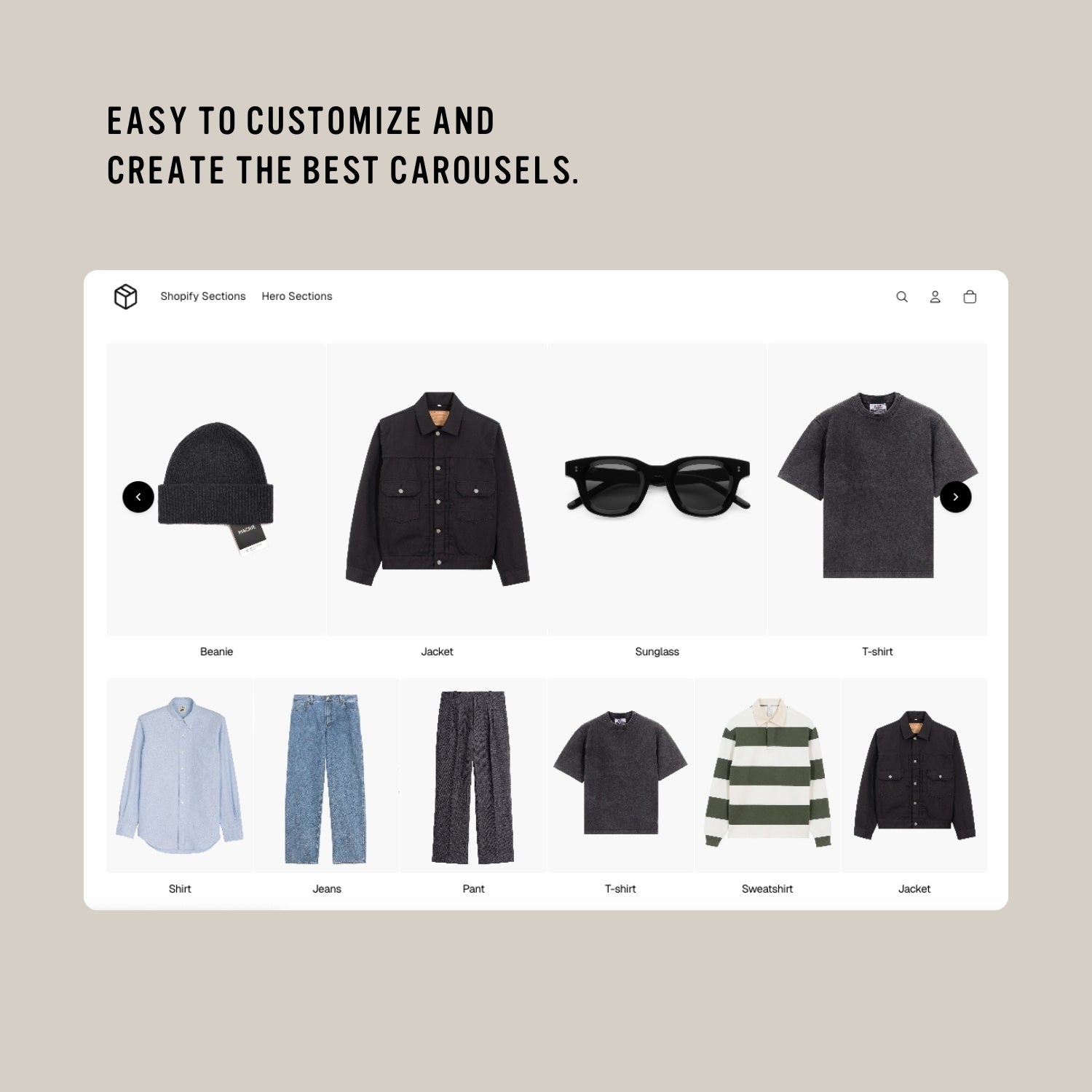 Collection Carousel Slider for Shopify 2.0