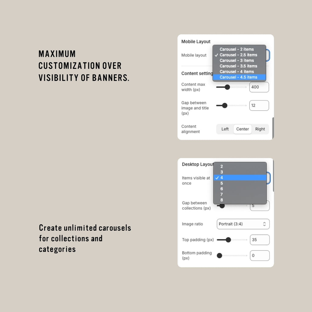 Collection Carousel Slider for Shopify 2.0