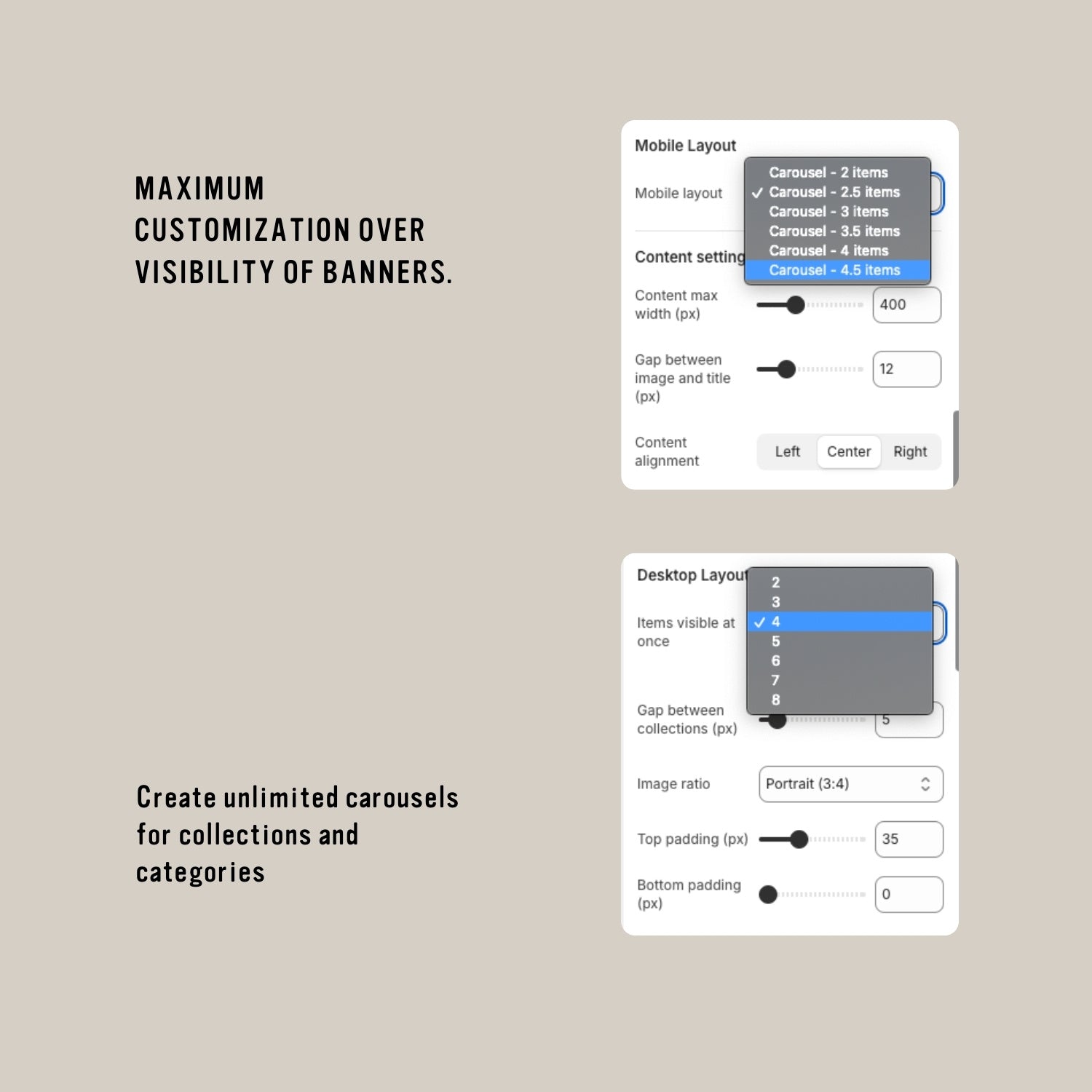 Collection Carousel Slider for Shopify 2.0