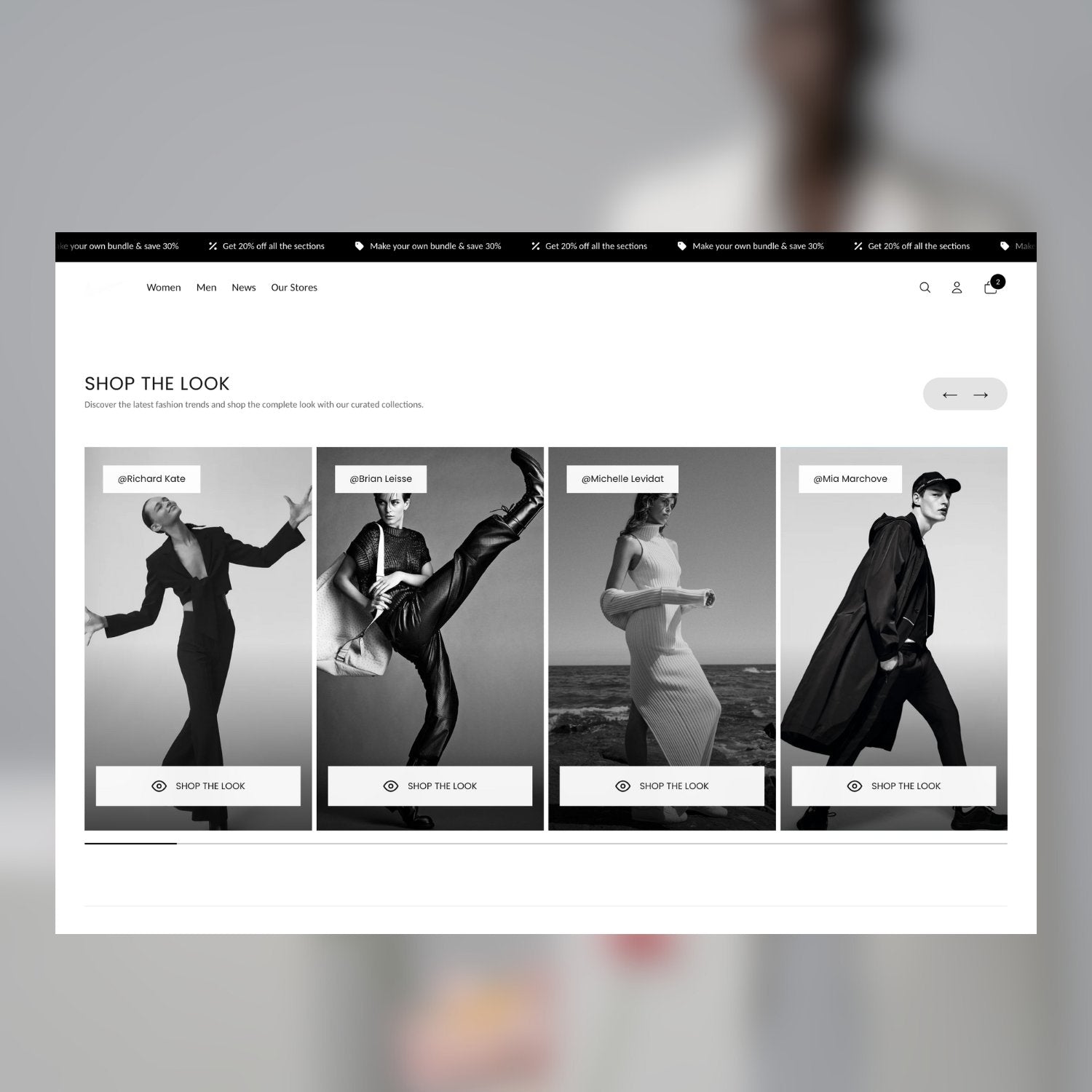 Trending Look Carousel for Shopify 2.0