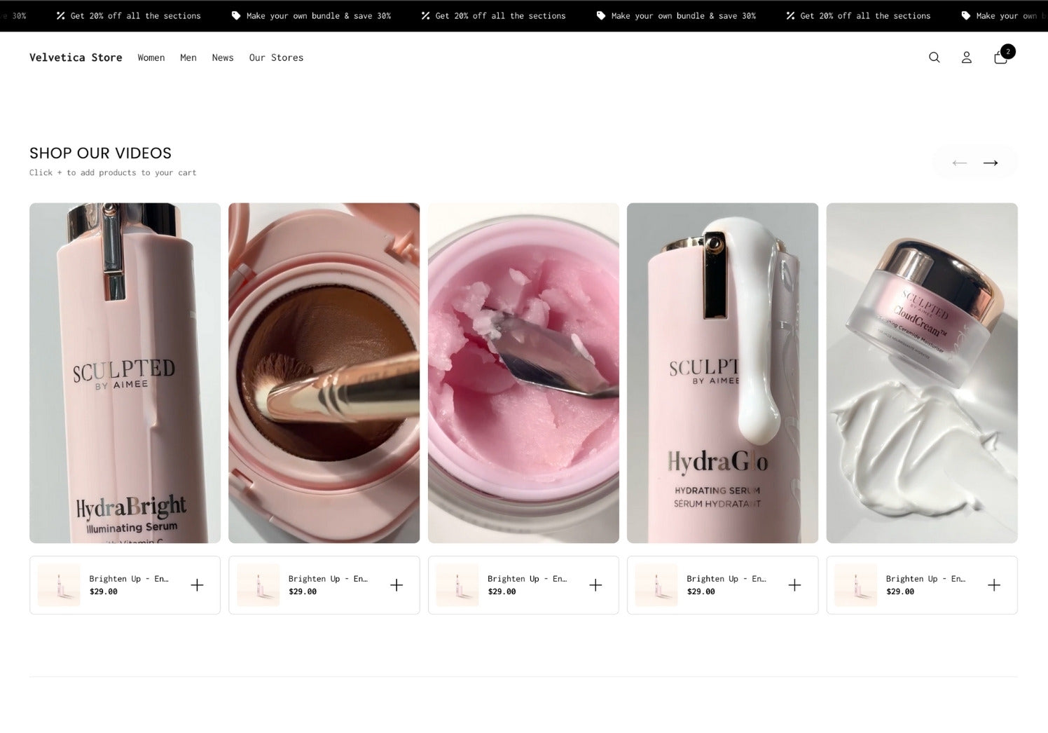 Shoppable Video Section for Shopify 2.0