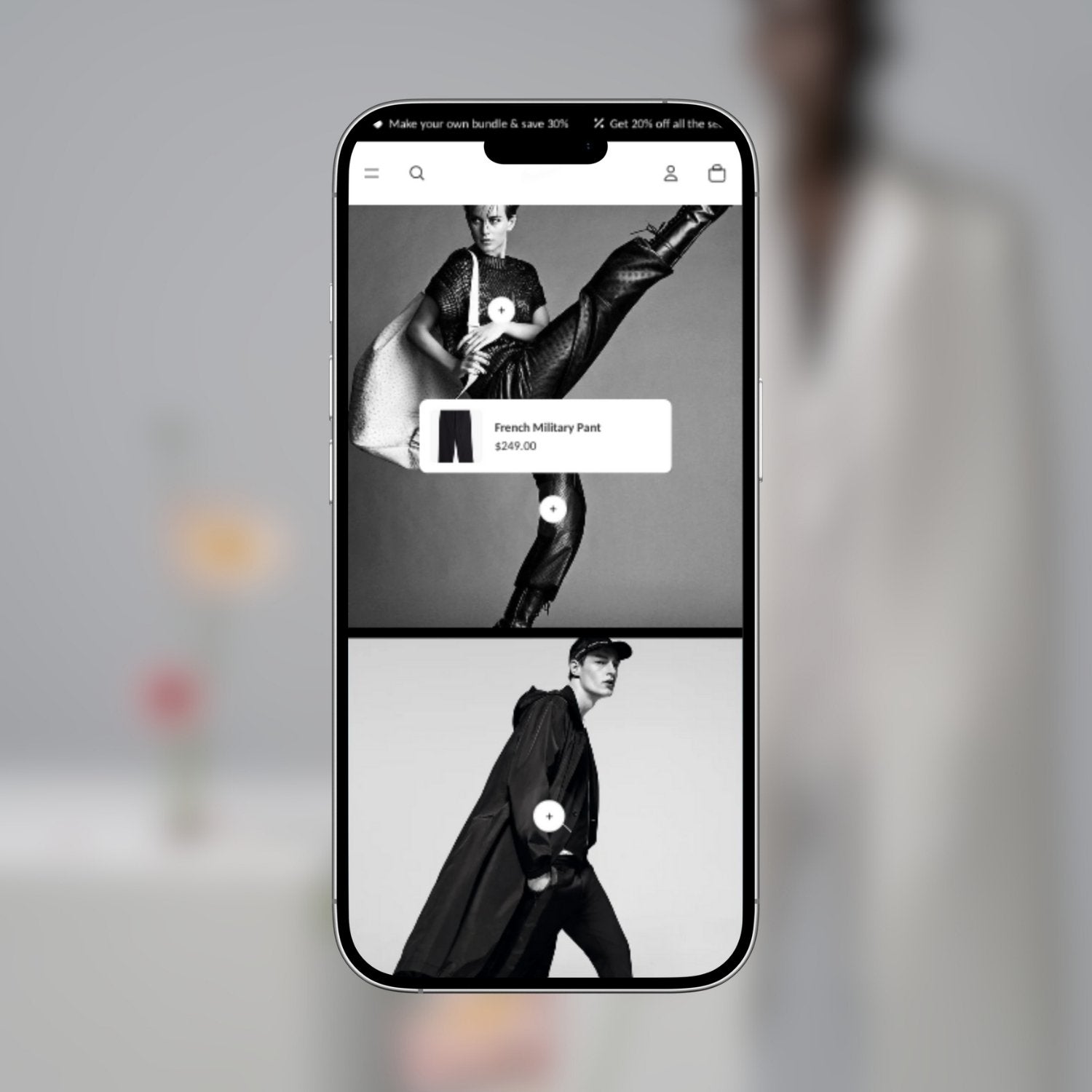 Product Hotspot 2 Column Layout