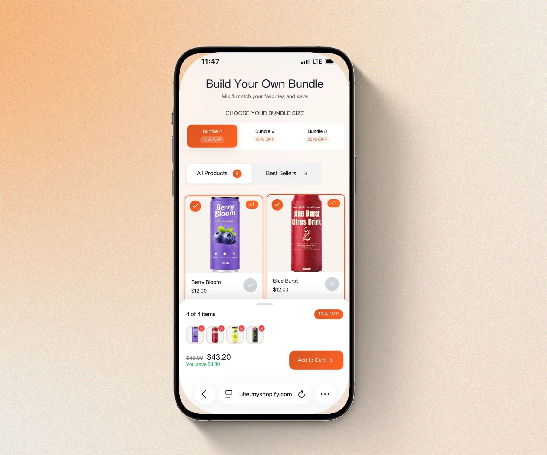 Premium Build Your Own Bundle Shopify Section — BYOB Bundle Builder