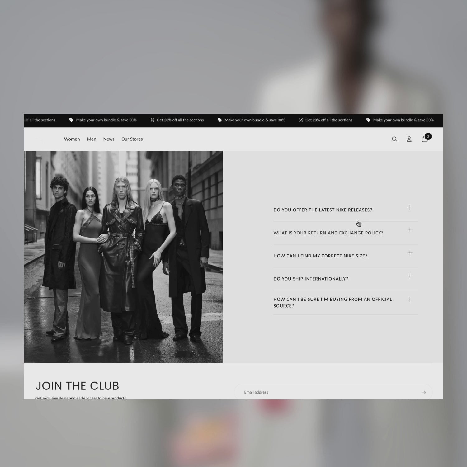 FAQ Accordion with Dynamic Image Swapping