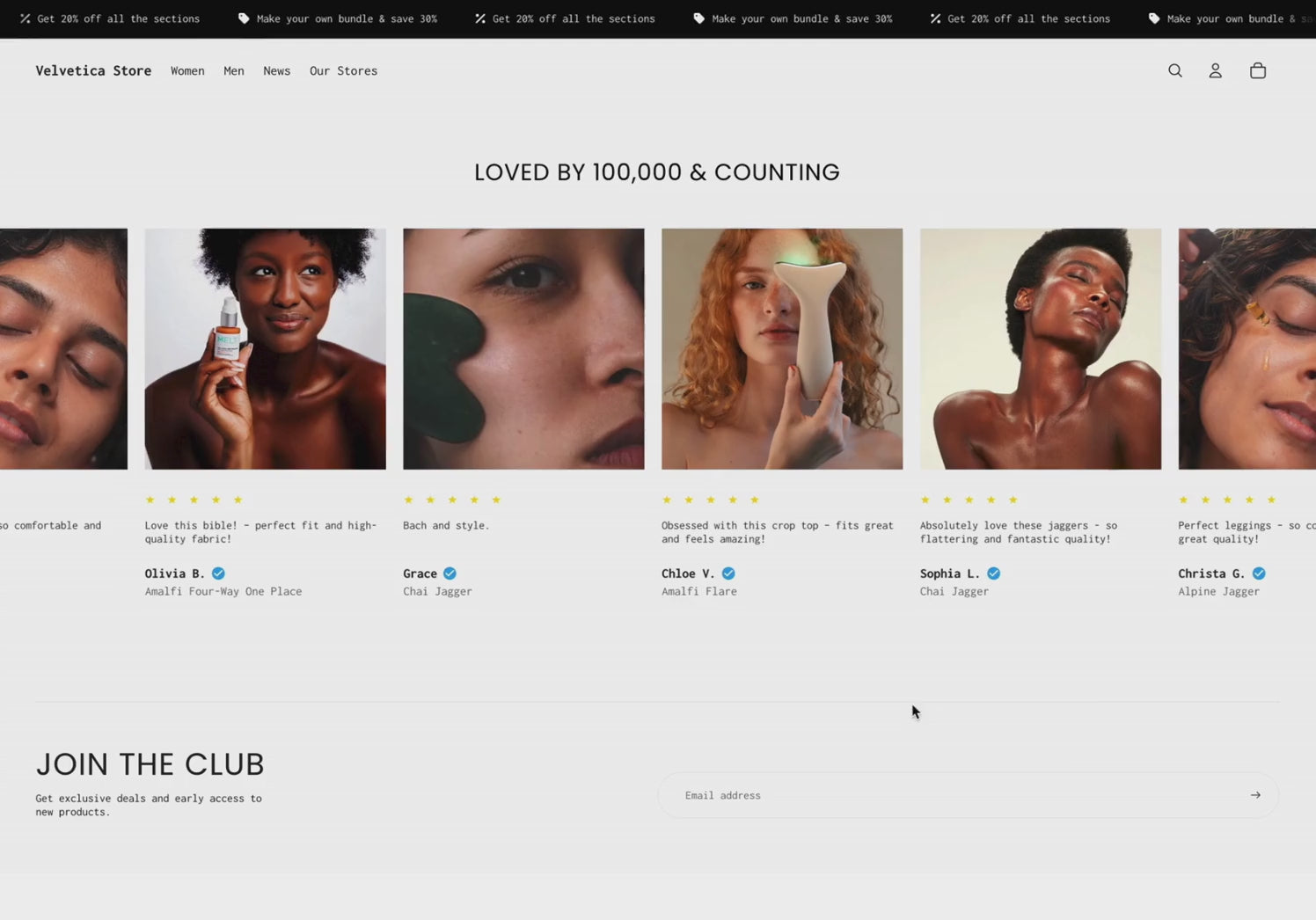 Testimonial Marquee Section for Shopify 2.0
