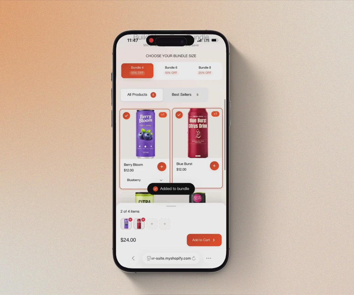 Premium Build Your Own Bundle Shopify Section — BYOB Bundle Builder