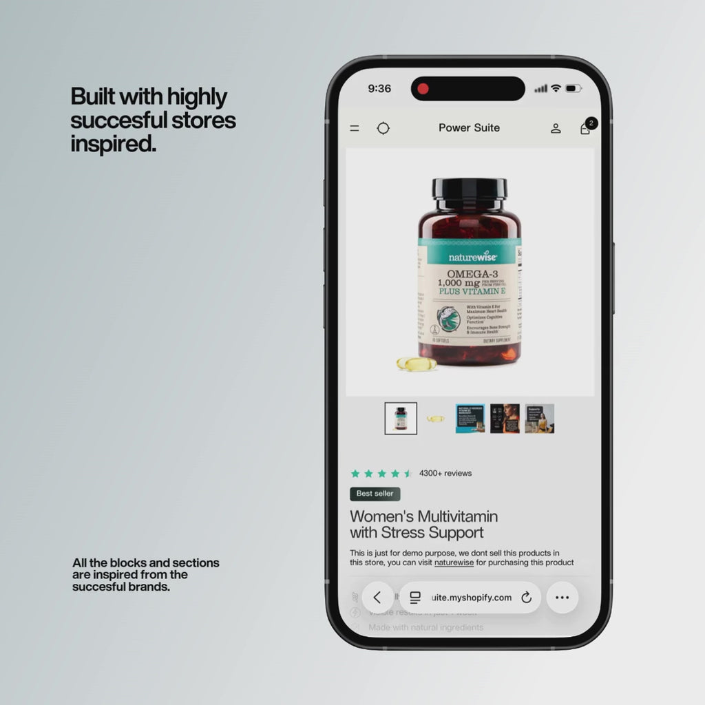 Power Suite - High converting landing page structure