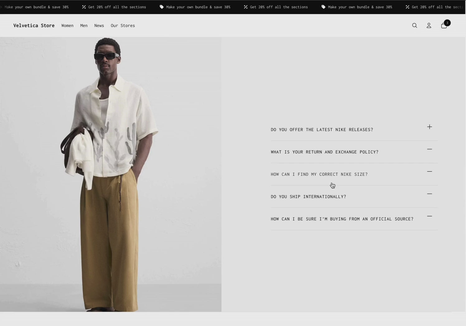 FAQ Accordion with Dynamic Image Swapping