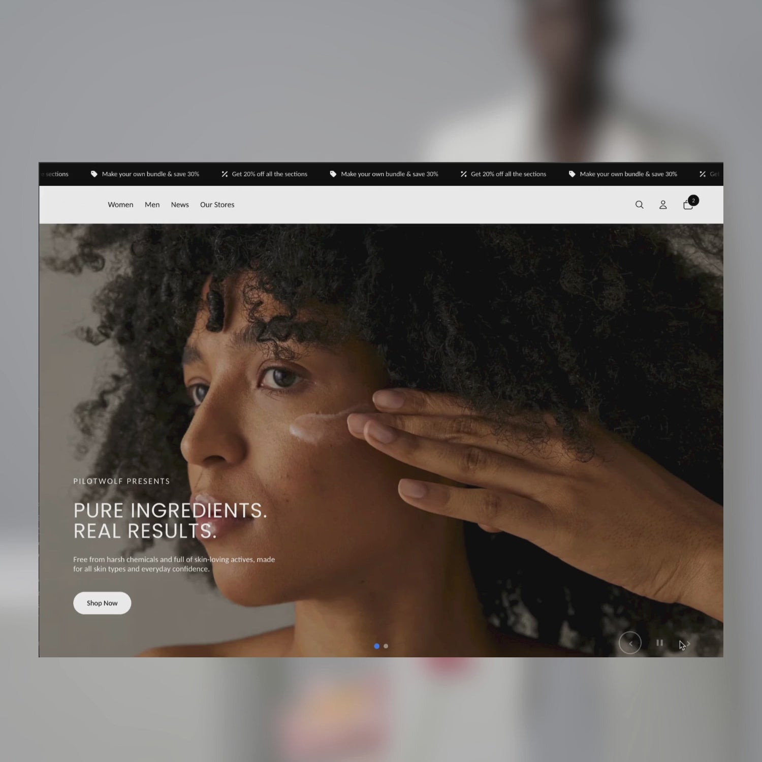 Advanced Banner – Video or Image Background