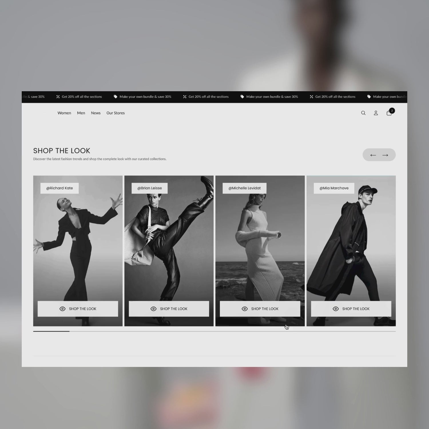 Trending Look Carousel for Shopify 2.0